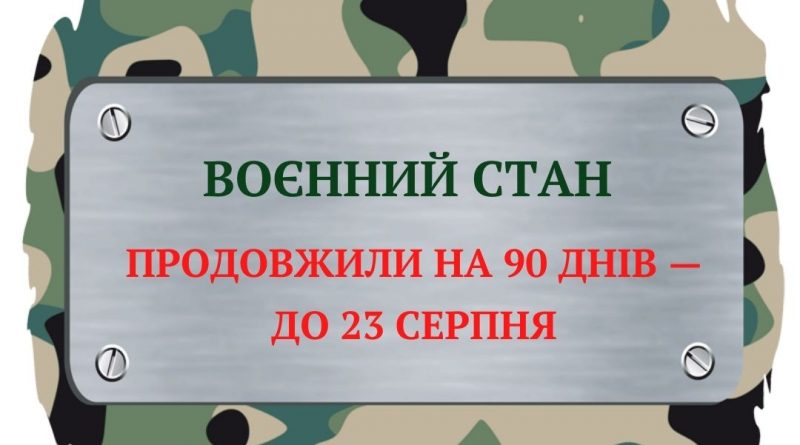 Верховна Рада затвердила Указ Президента щодо продовження дії воєнного стану
