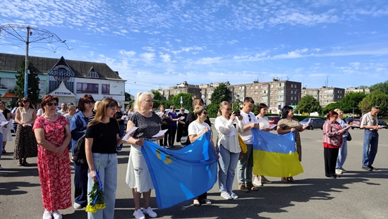 До Дня Конституції України у Городнянській громаді відбувся невеликий захід