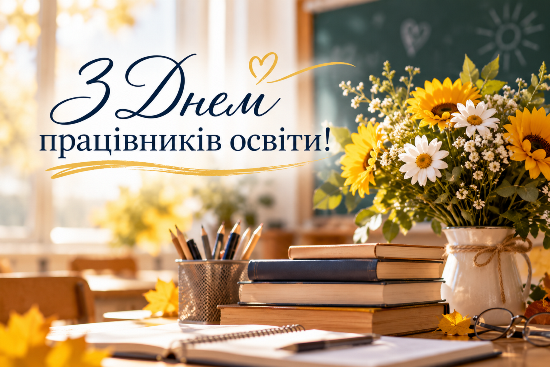 З Днем працівників освіти!